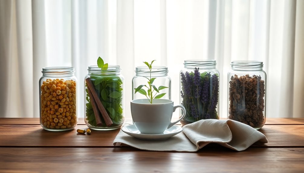 calming herbs in capsules