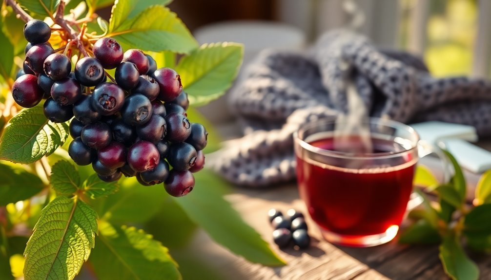 elderberry cold duration reduction