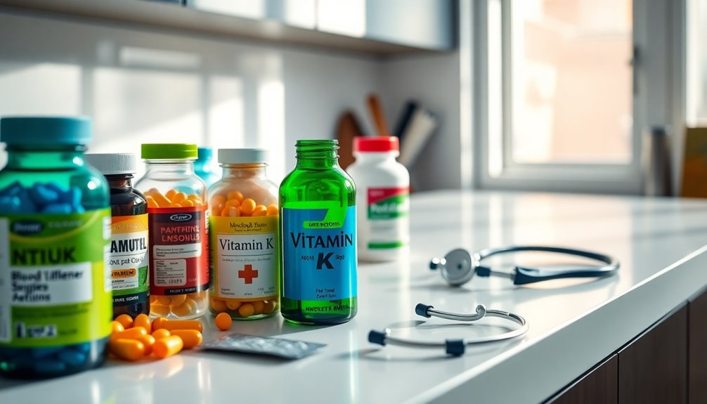 vitamin k affects blood thinners