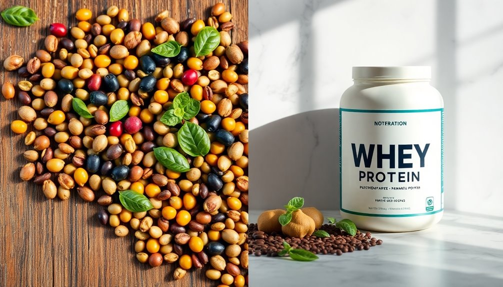 diverse nutritious plant based proteins