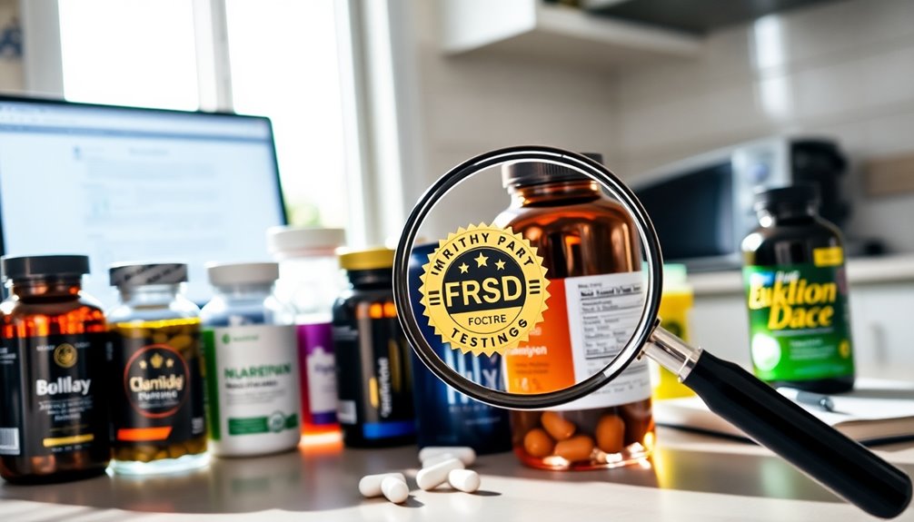 trustworthy supplements through testing
