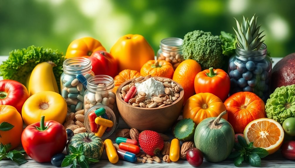 balanced vitamins and minerals