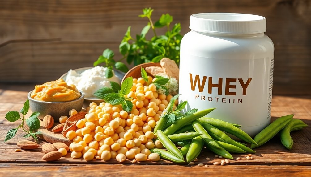 diverse plant based protein sources