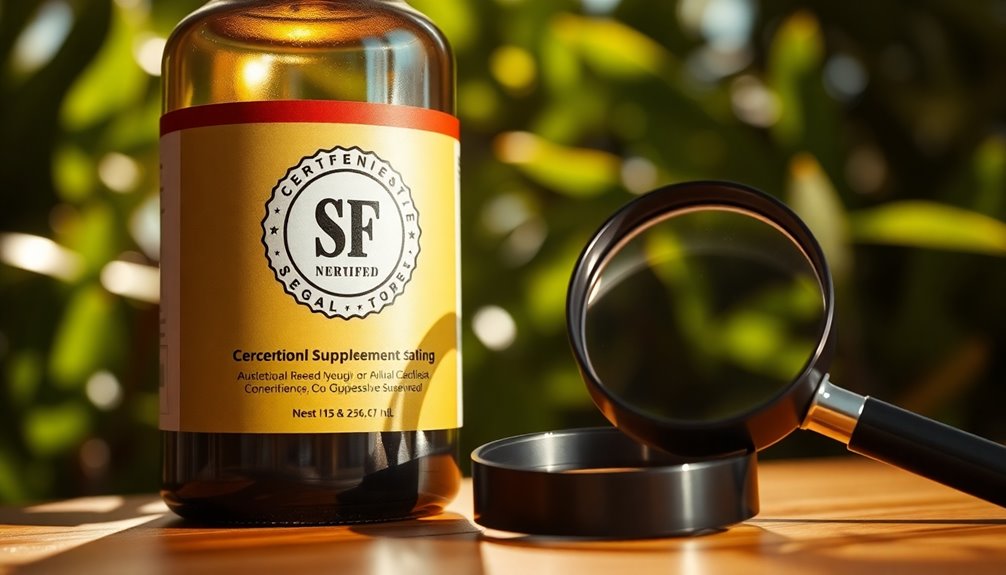 essential supplement certification standards