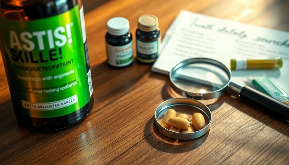 trustworthy supplement label criteria